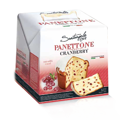 Panettone Frutti Rossi e Gocce di Cioccolato (900 g) Santangelo