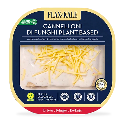 Cannelloni de Setas Vegano (275 g) Flax & Kale