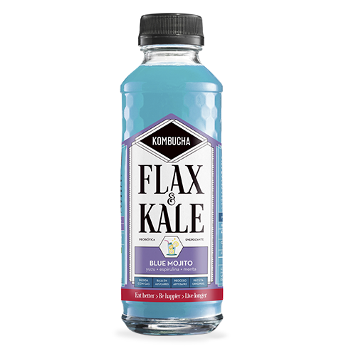 Kombutxa Blue Mojito 400ml Flax&Kale