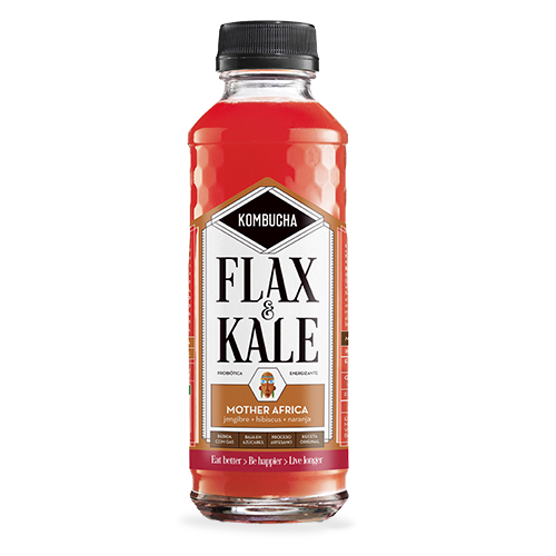 Kombucha Mother Africa 400ml Flax&Kale