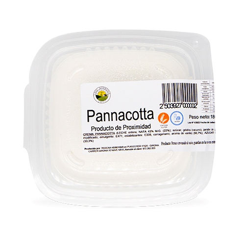 Pannacotta 150g Borbonia