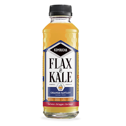 Kombucha Orange Fantasy 400 ml Flax&Kale