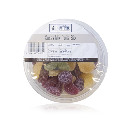 Xuxes Mix Fruita 100% Vegetal Safata (160 g)