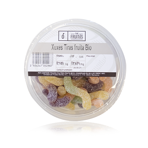 Xuxes Tires Fruita 100% Vegetal Safata (160 g)