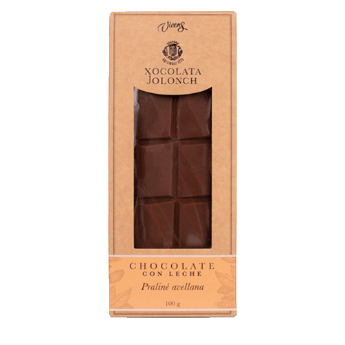 Xocolata amb llet Praliné Avellanes (100 g) Jolonch