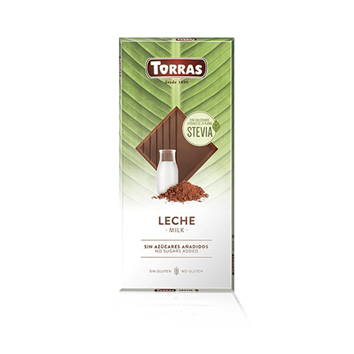 Xocolata Stevia amb Llet 100g Torras