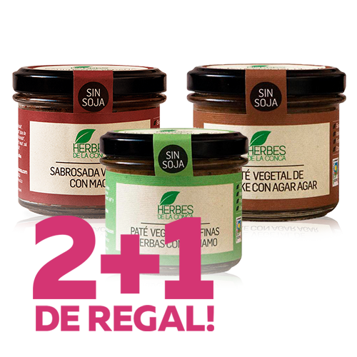 Pack Paté La Conca (Fines Herbes, Shitake amb Agar, Sabrossada amb Maca)