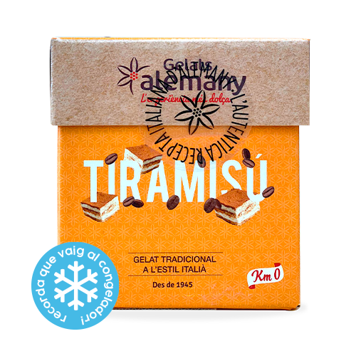 Gelat Tiramisú Cubo 500ml Alemany