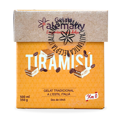 Helado Tiramisú Cubo 500ml Alemany