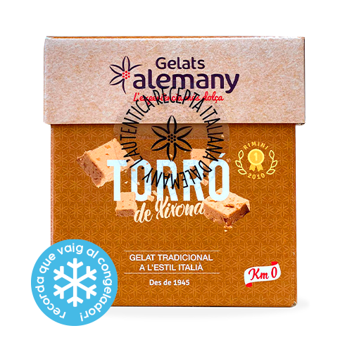 Gelat Torró Xixona Cubo 500ml Alemany