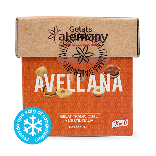 Gelat Avellana Cubo 500ml Alemany