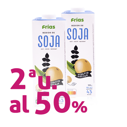 Pack 2u. Beguda de Soja amb Calci (1 l) Frias