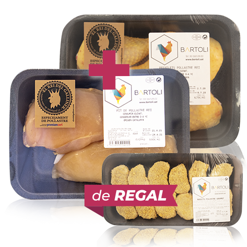 Pack Pernilet + Pit de Pollastre Filetejat + de Regal Nuggets de Pollastre