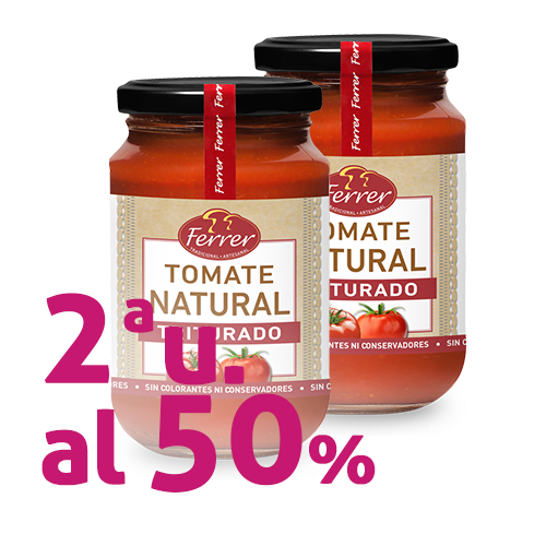 Pack 2u. Tomàquet Natural Triturat (350 g) Ferrer