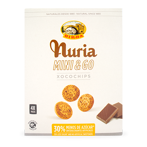 Galleta Mini & Go Xocochips 200g Nuria-Birba