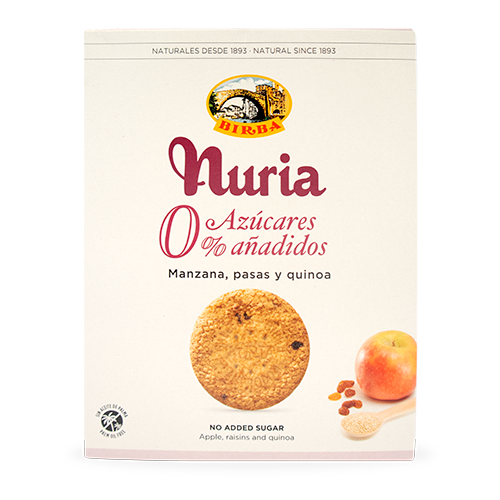 Galleta 0% Manzana y Quinoa 270g Nuria-Birba
