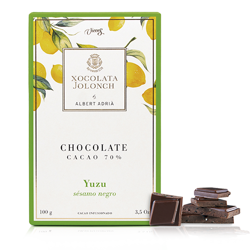 Xocolata Yuzu i Sèsam 70% 100g Jolonch-Vicens Albert Adrià