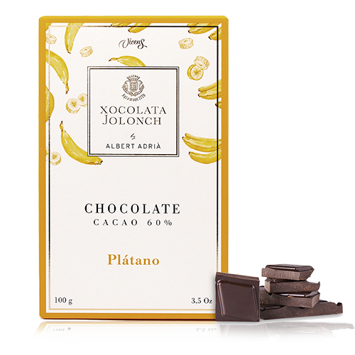 Xocolata Plàtan 60% 100g Jolonch-Vicens Albert Adrià