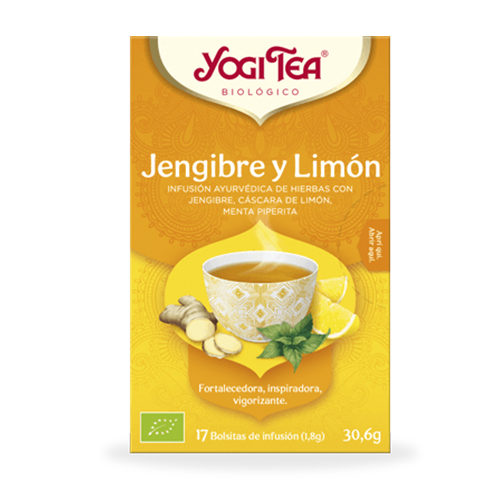 Infusió Gingebre i Llimona Bio 17u Yogi Tea