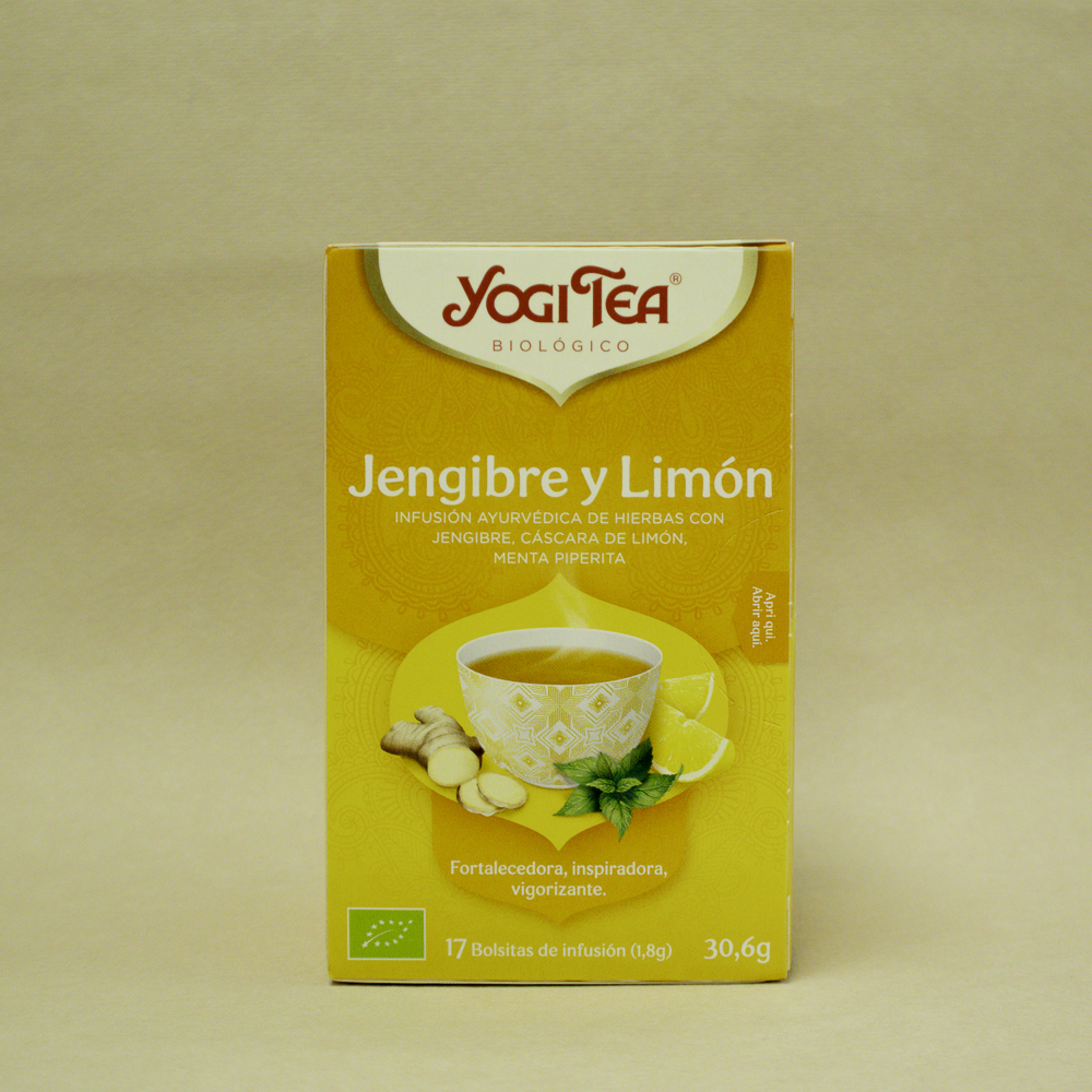Infusió Gingebre i Llimona Bio 17u Yogi Tea