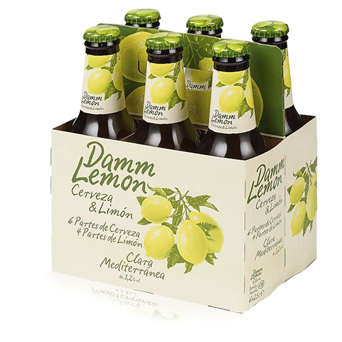 Cervesa Damm Lemon Ampolla Vidre 25cl - Pack 6ud