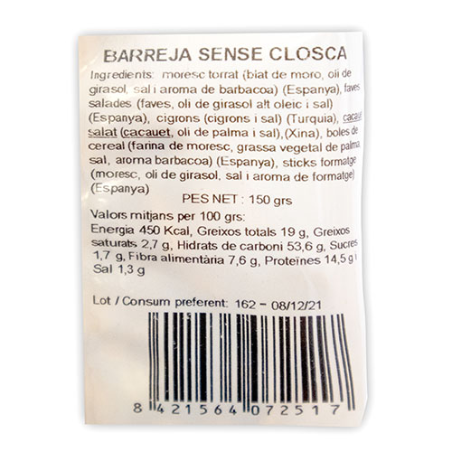 Bossa Barreja Sense Closca (150g)