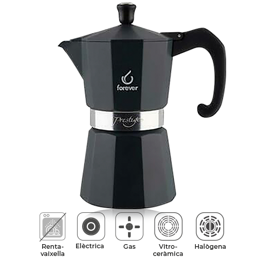 Cafetera Miss Moka Prestige Noblesse 6 Tasses Forever