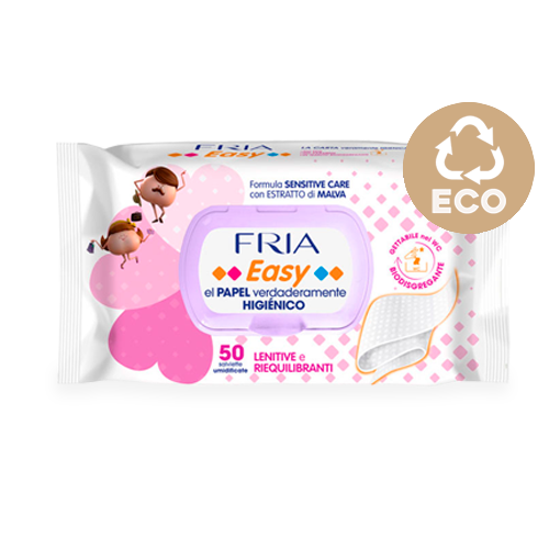 Tovalloletes de Paper Higiènic Biodegradables 50u