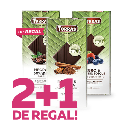 2+1 de Regal - Xocolata Negra Torras 