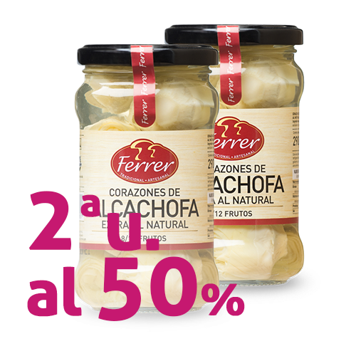 2a u. al 50% Cors de Carxofa Extra (290g) Ferrer