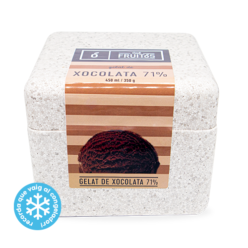 Gelat Xocolata 71% 330g Cal Fruitós