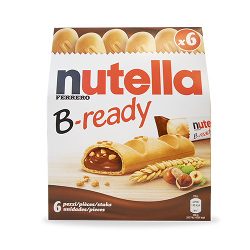 Nutella Barritas B-ready 6u 