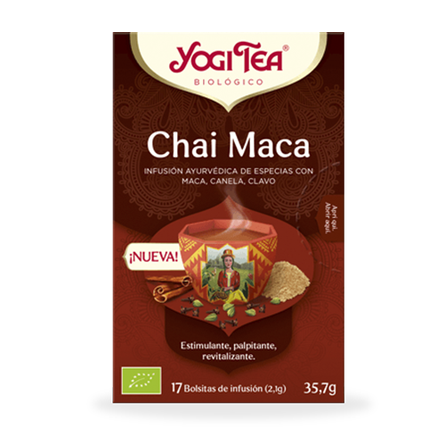 Infusió Chai Maca Bio 17u Yogi Tea