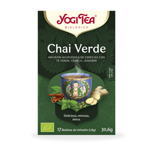 Infusió Chai Verd Bio 17u Yogi Tea