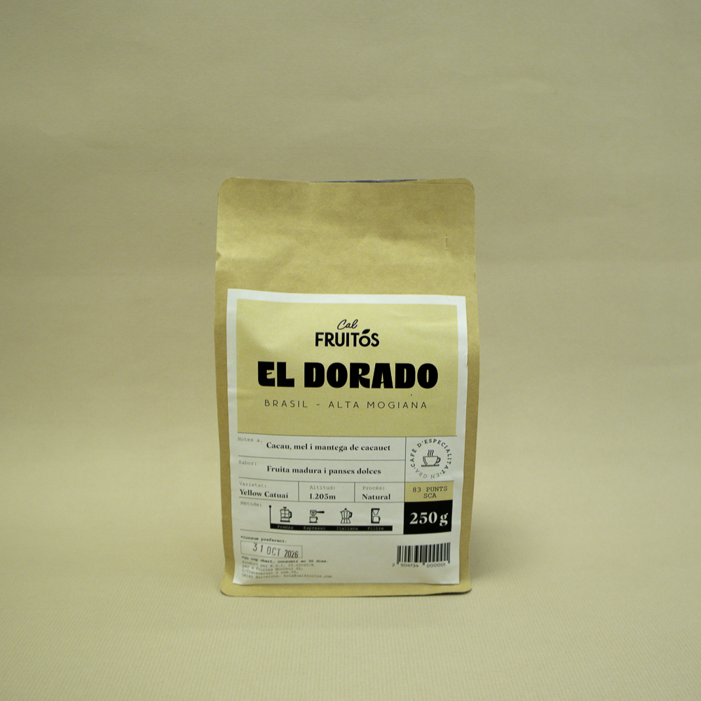 Cafè d'Especialitat en Gra El Dorado 250g Cal Fruitós