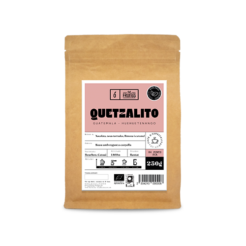 Cafè en Gra Especialitat Quetzalito Bio 250g Cal Fruitós