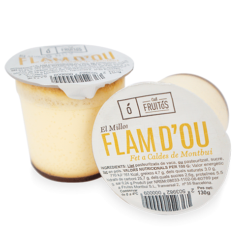 Flam d'Ou fet a Caldes Pack 2u x130g Cal Fruitós