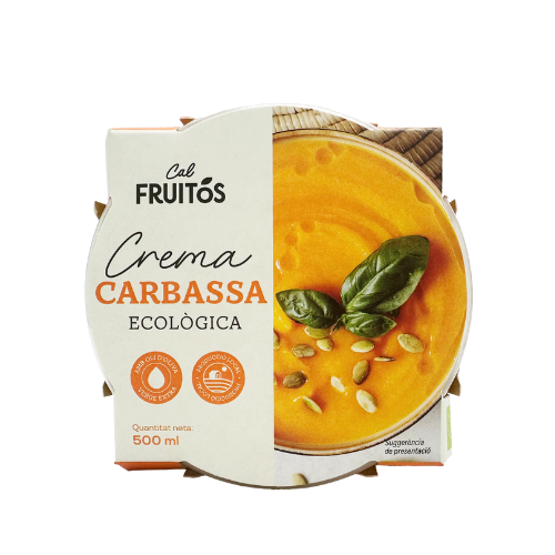 Crema de Carbassa Fresca Bio 485ml Cal Fruitós