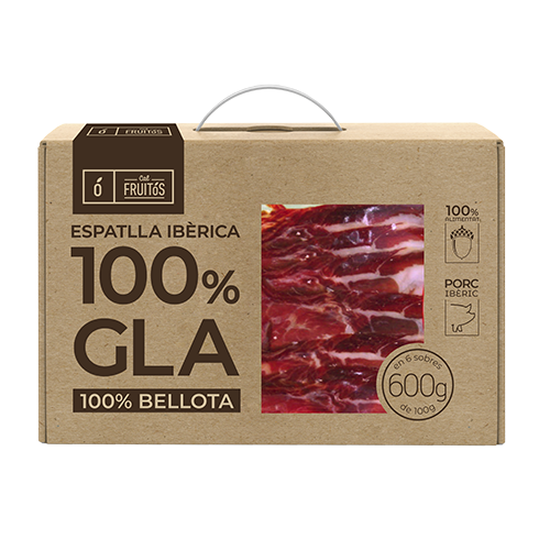 Maletí Espatlla Ibèrica de 100% Bellota 6x100g Subirats
