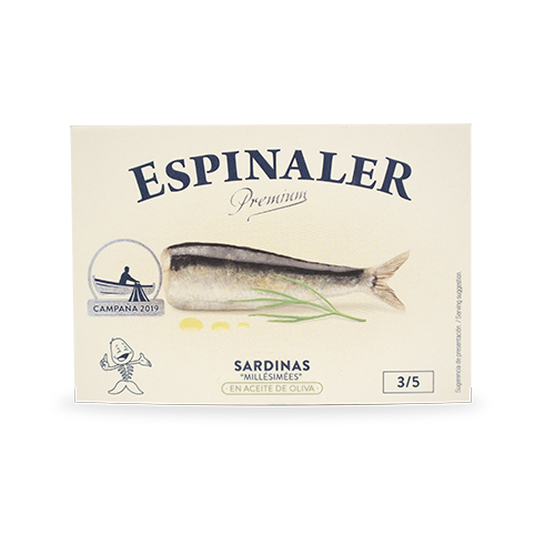 Sardinilla Premium con Aceite de Oliva 3/5 Espinaler