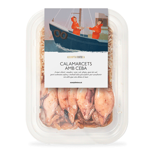 Calamarcets amb Ceba 300g Assumpta Fontseca