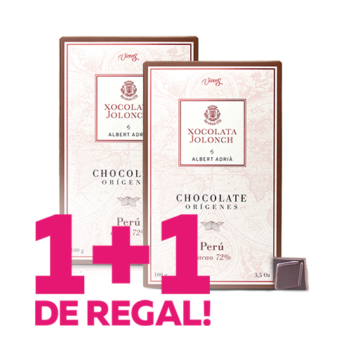 1+1 de Regal Xocolata Perú 72% 100g Jolonch-Vicens Albert Adrià