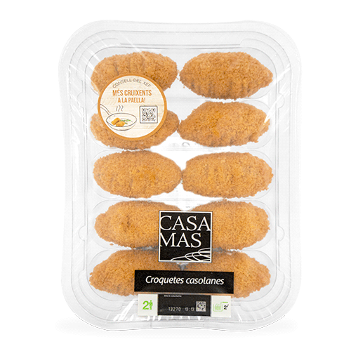 Croquetas Fritas Caseras 10u Casa Mas