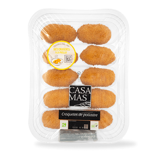 Croquetes Fregides Pollastre 10u Casa Mas