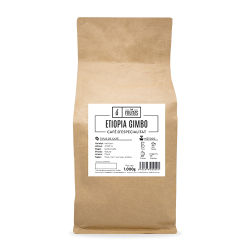 Cafè en Gra Especialitat Etiopia 1Kg Cal Fruitós