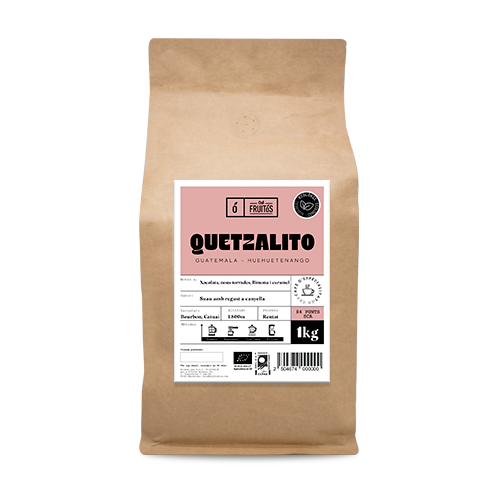 Cafè en Gra Especialitat Quetzalito Bio 1kg Cal Fruitós