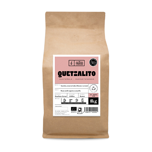 Café en Grano Especialidad Quetzalito Bio 1kg Cal Fruitós