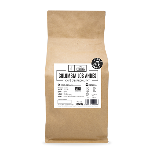 Cafè en Gra Especialitat Colombia Bio 1kg Cal Fruitós
