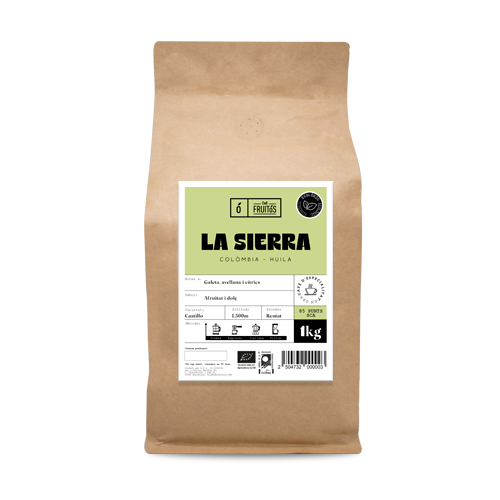 Cafè d'Especialitat en Gra La Sierra Bio 1kg Cal Fruitós