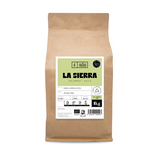 Café de Especialidad en Grano La Sierra Bio 1kg Cal Fruitós